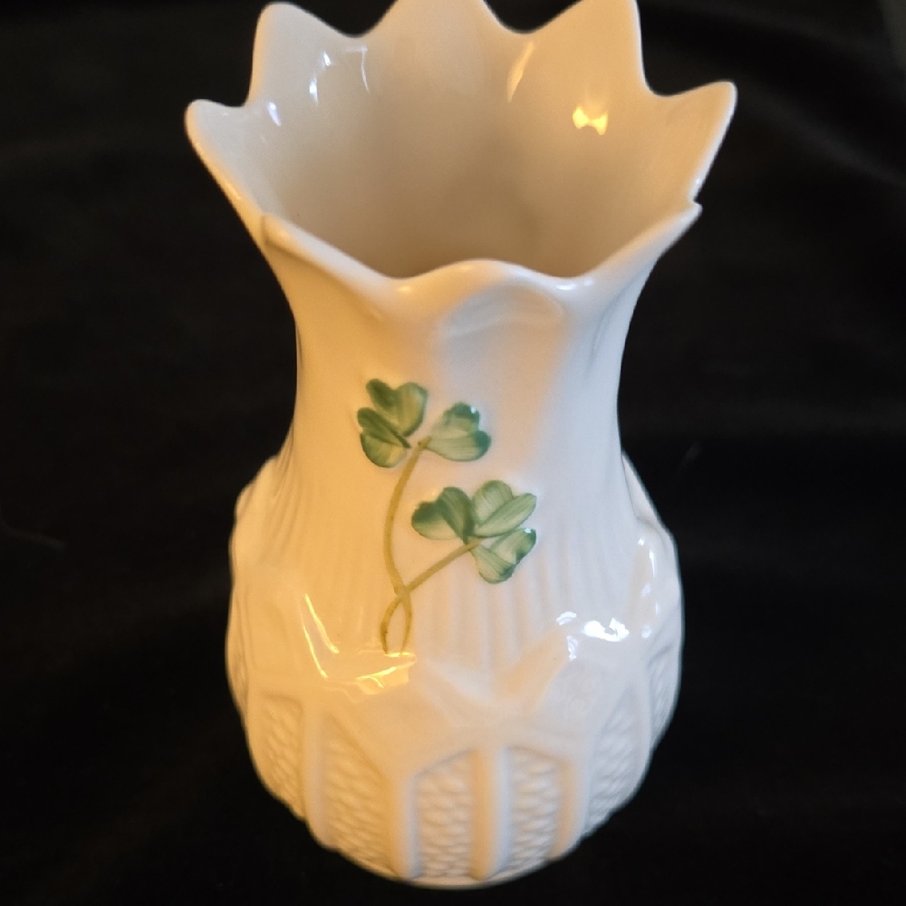 Belleek Bud Vase